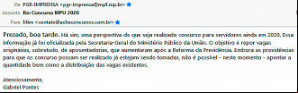 Assessoria de Imprensa do MPU confirma um novo edital de concurso para 2020 Assessoria de Imprensa do MPU confirma um novo edital de concurso para 2020