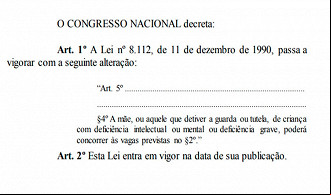 Mães com crianças com deficiência poderão ter cotas em concursos públicos (Reprodução) Mães com crianças com deficiência poderão ter cotas em concursos públicos (Reprodução)