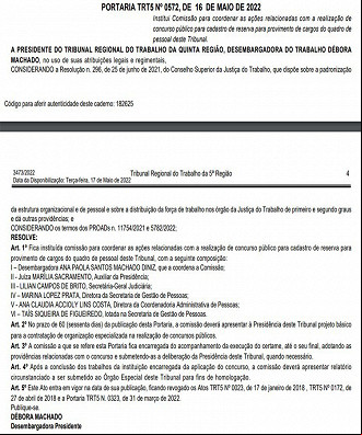 Portaria n°0572 Portaria n°0572