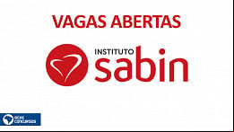 Instituto Sabin tem mais de 150 vagas de emprego abertas em março Instituto Sabin tem mais de 150 vagas de emprego abertas em março