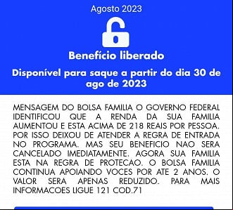 Bolsa Família em Regra de Proteção Bolsa Família em Regra de Proteção
