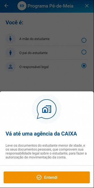 Pé de Meia: desbloqueio da conta do estudante pode ser feito na agência