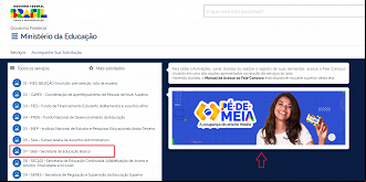 Portal de Atendimento MEC tira dúvidas sobre o Pé-de-Meia