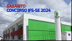Gabarito Oficial IFS-SE 2024